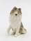 Ceramic Border Collie Dog Figurine, Lassie Come Home, Home Décor, Gift for Her, Gift for Mom, Kitchen Décor, Dog Lover Gift, Pet Loss Gift